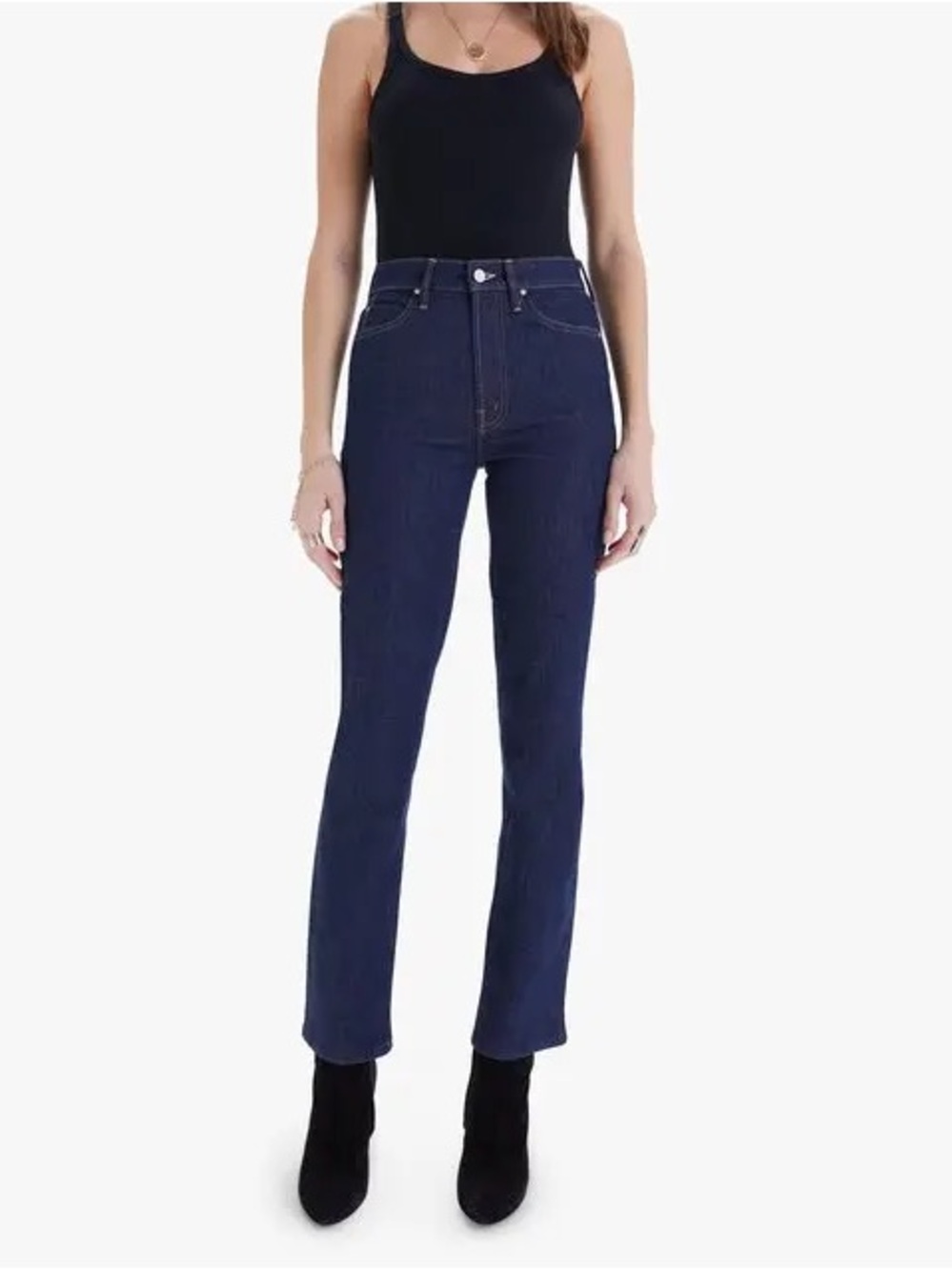 MOTHER High Waisted Rascal Hover in Clean Up Your Act, size 26